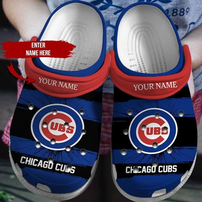 Personalized Chicago Cubs Crocbland Clog 50612Tp