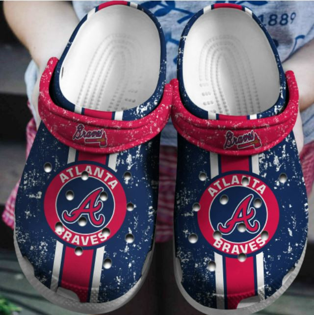 New Atlanta Braves Mlb Crocband Shoes