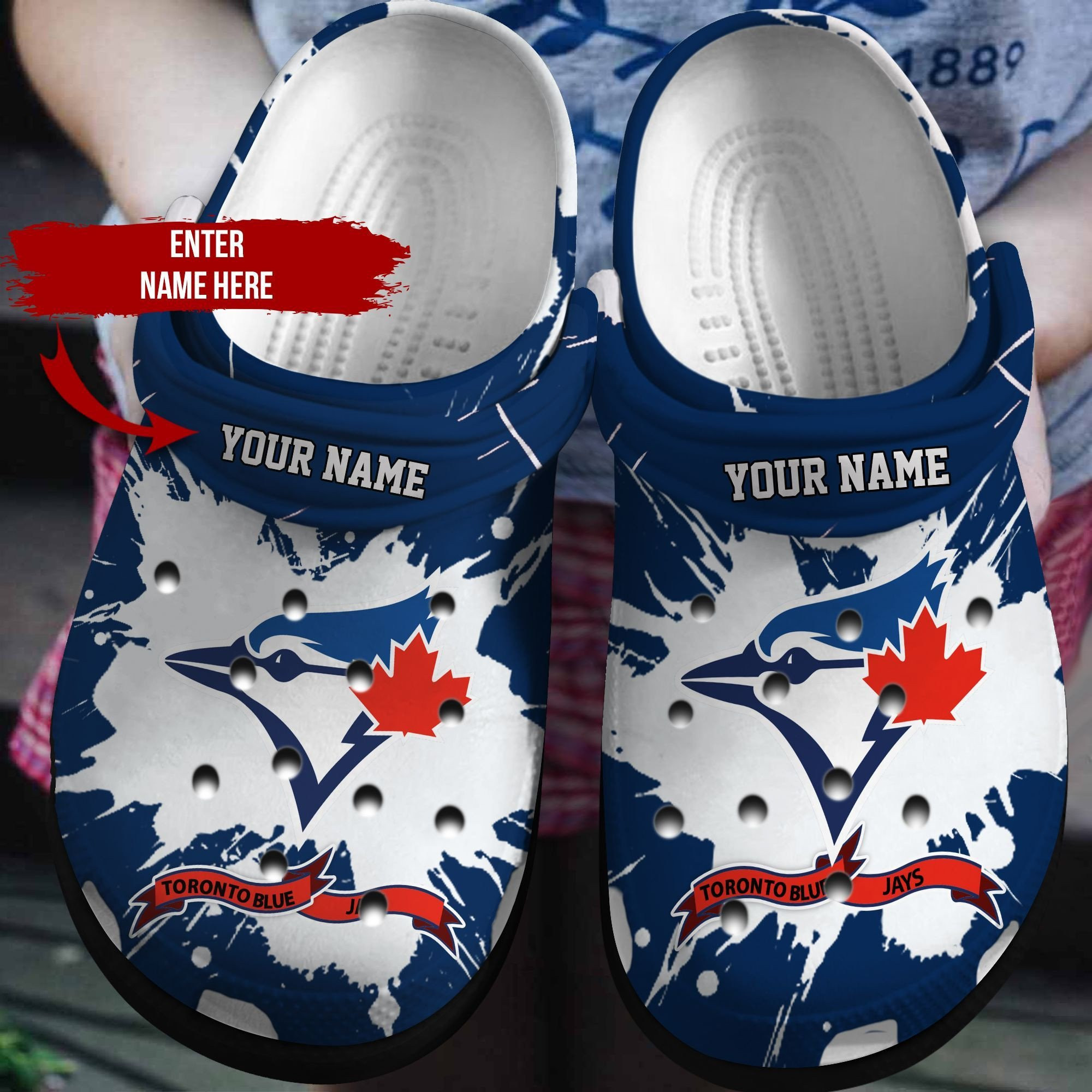 Personalized Toronto Blue Jays Crocbland Clog