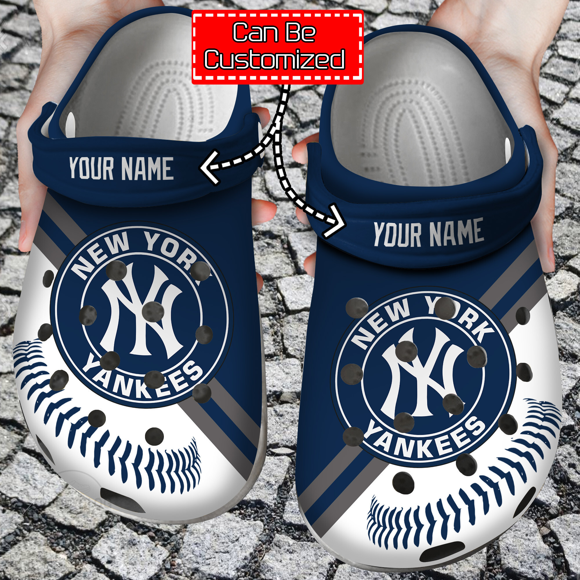 Personalized Name Baseball Team Crocs Clog Shoes