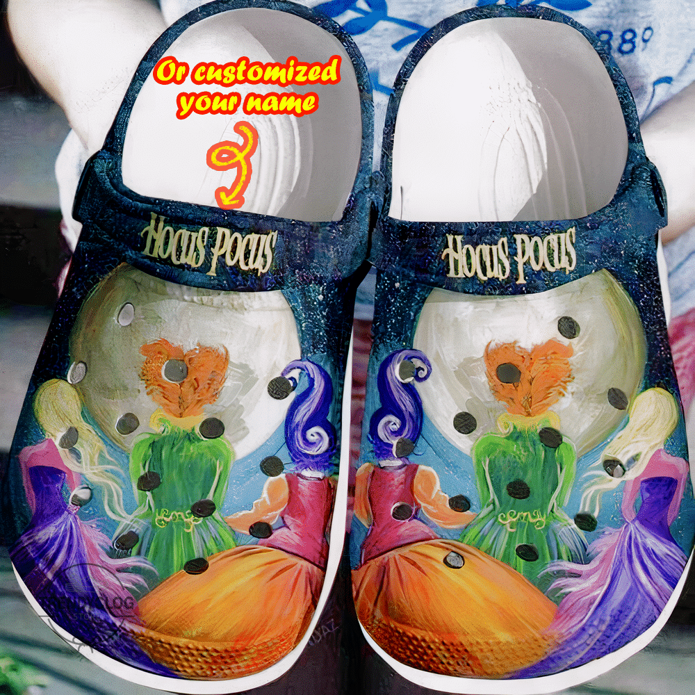 Halloween Crocs - Personalized Halloween Hocus Pocus Colorful Crocs