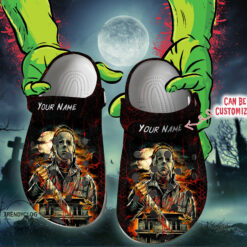 Halloween Crocs - Personalized Michael Myers Horror Movie Character Halloween Clog Shoes