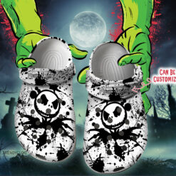 Halloween Crocs - Personalized Halloween Jack Color Splash Clog Shoes