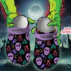 Halloween Crocs - Personalized Horrors Halloween Pattern Clog Shoes