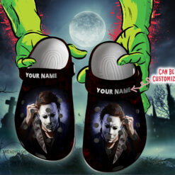 Halloween Crocs - Personalized Halloween Michael Myers Face Clog Shoes