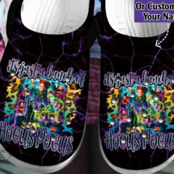 Halloween Crocs - Personalized Hocus Pocus Just A Bunch Clog Shoes