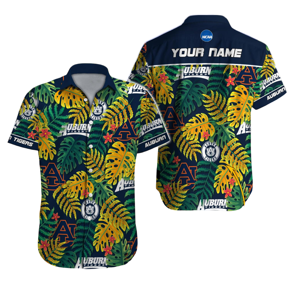 Auburn Tigers NCAA Hawaiian Shirt Custom Hawaii Shirt for Men Women Gift for Fans