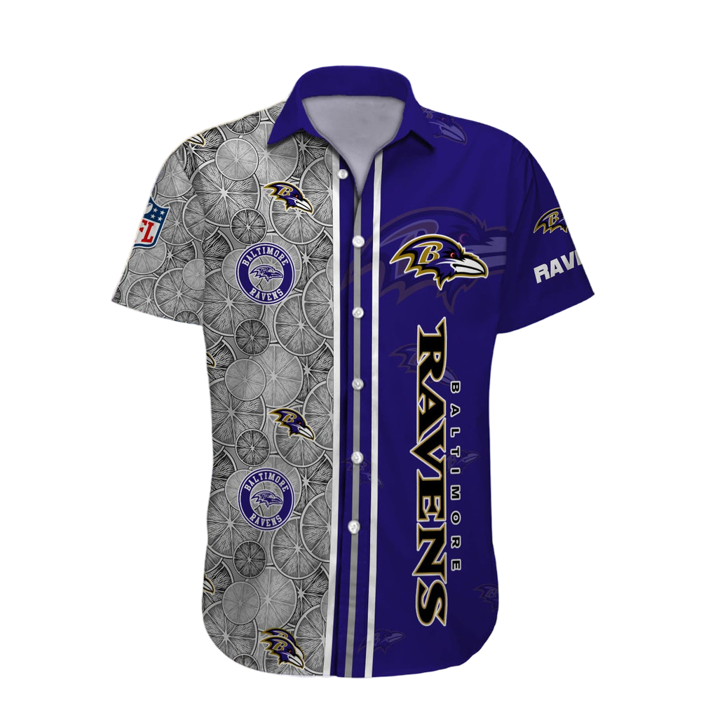 Baltimore Ravens Hawaiian Shirt NFL Football Custom Hawaiian Shirt for Men Women Gift For Fans