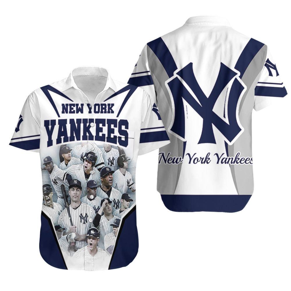 Beach Shirt 2018 New York Yankees Offical Yearbook For Fan Hawaiian Shirt Aloha Shirt for Men Women