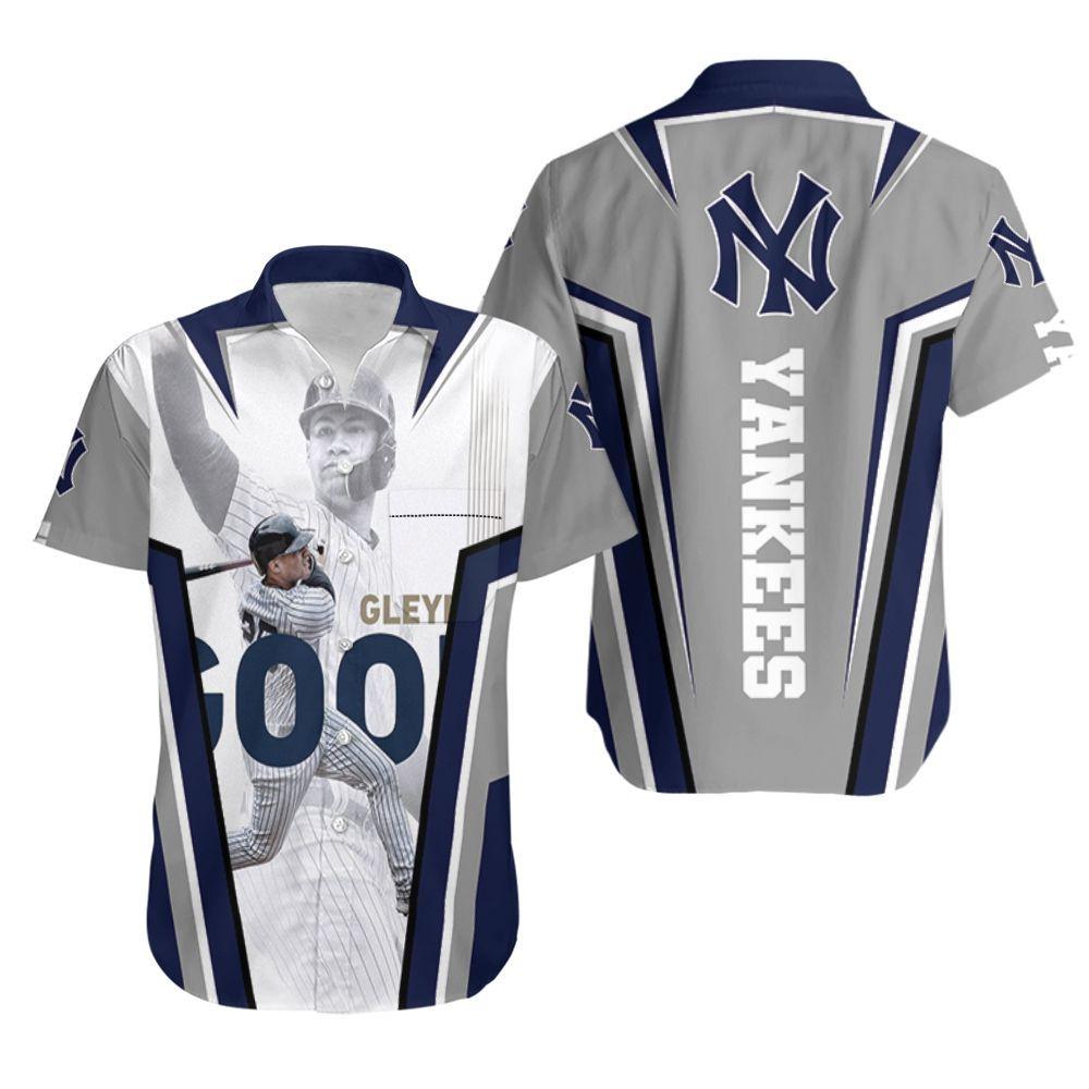 Beach Shirt 25 New York Yankees Gleyber Torres Hawaiian Shirt Aloha Shirt for Men Women