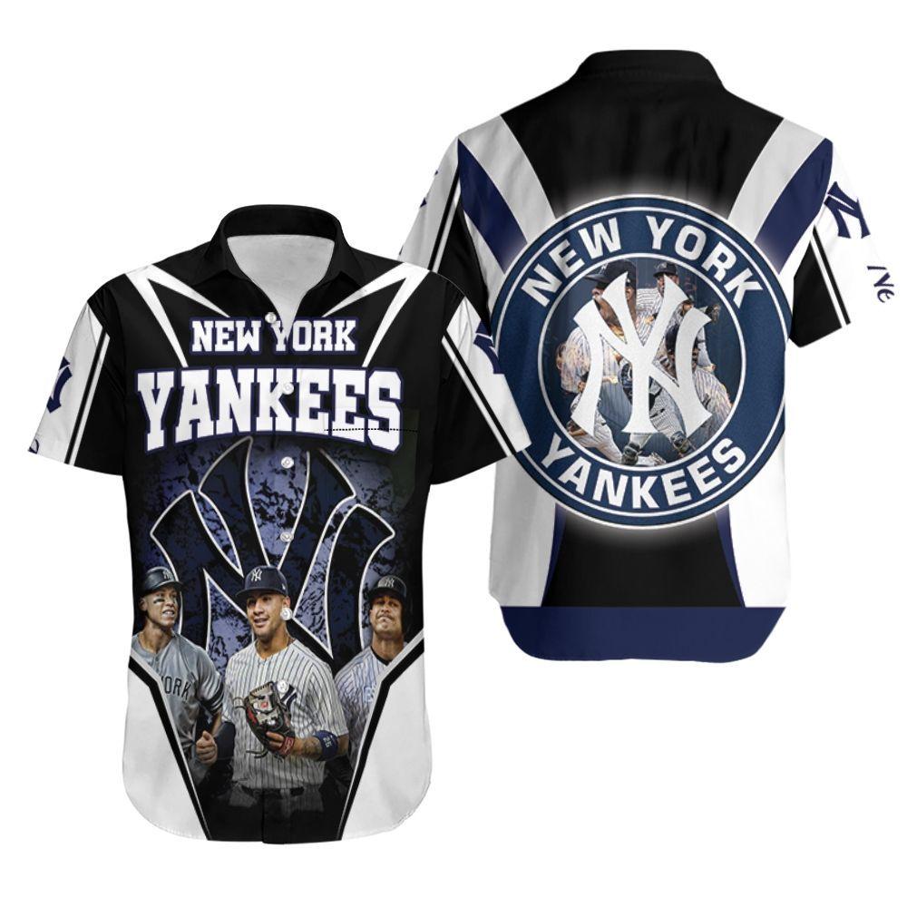 Beach Shirt Aaron Judge Gleyber Torres Giancarlo Stanton For New York Yankees Fan Hawaiian Shirt Aloha Shirt for Men Women