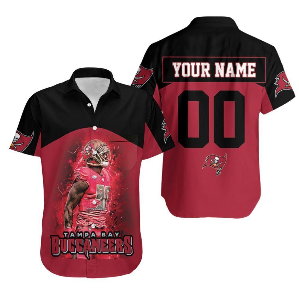 Beach Shirt Tampa Bay Buccaneers Frank Picas 90 Legend For Fans 3D Printed Personalized Hawaiian Shirt Aloha Shirt for Men Women