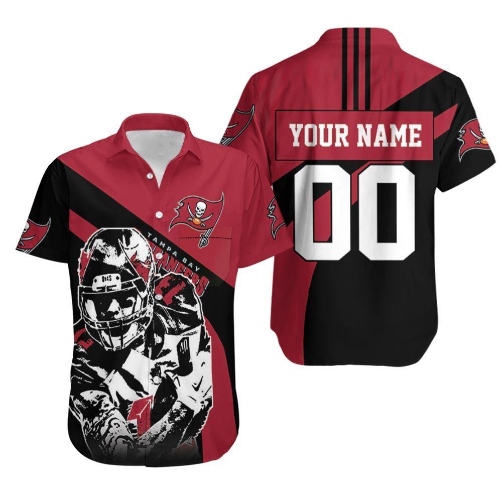 Beach Shirt Tampa Bay Buccaneers Mike Evans 3D Printed For Fans Personalized Hawaiian Shirt Aloha Shirt for Men Women