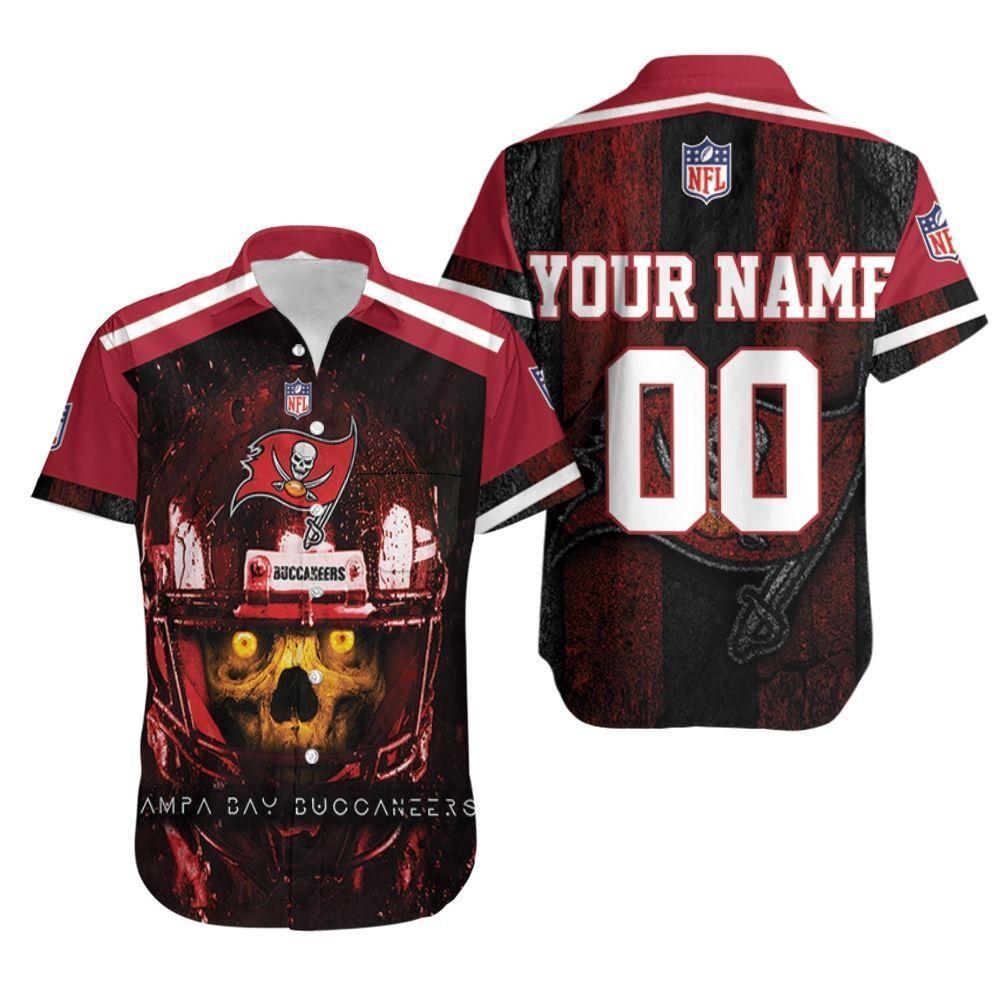 Beach Shirt Tampa Bay Buccaneers Yellow Skull Nfc South Champions Super BowlPersonalized Hawaiian Shirt Aloha Shirt for Men Women