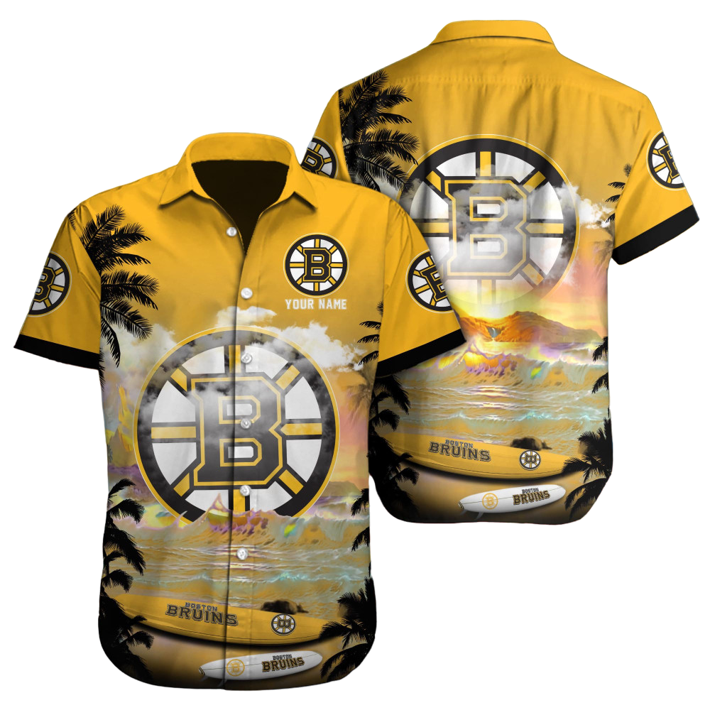 Boston Bruins NHL Custom Hawaii Shirt  for Men Women Gift for Fans
