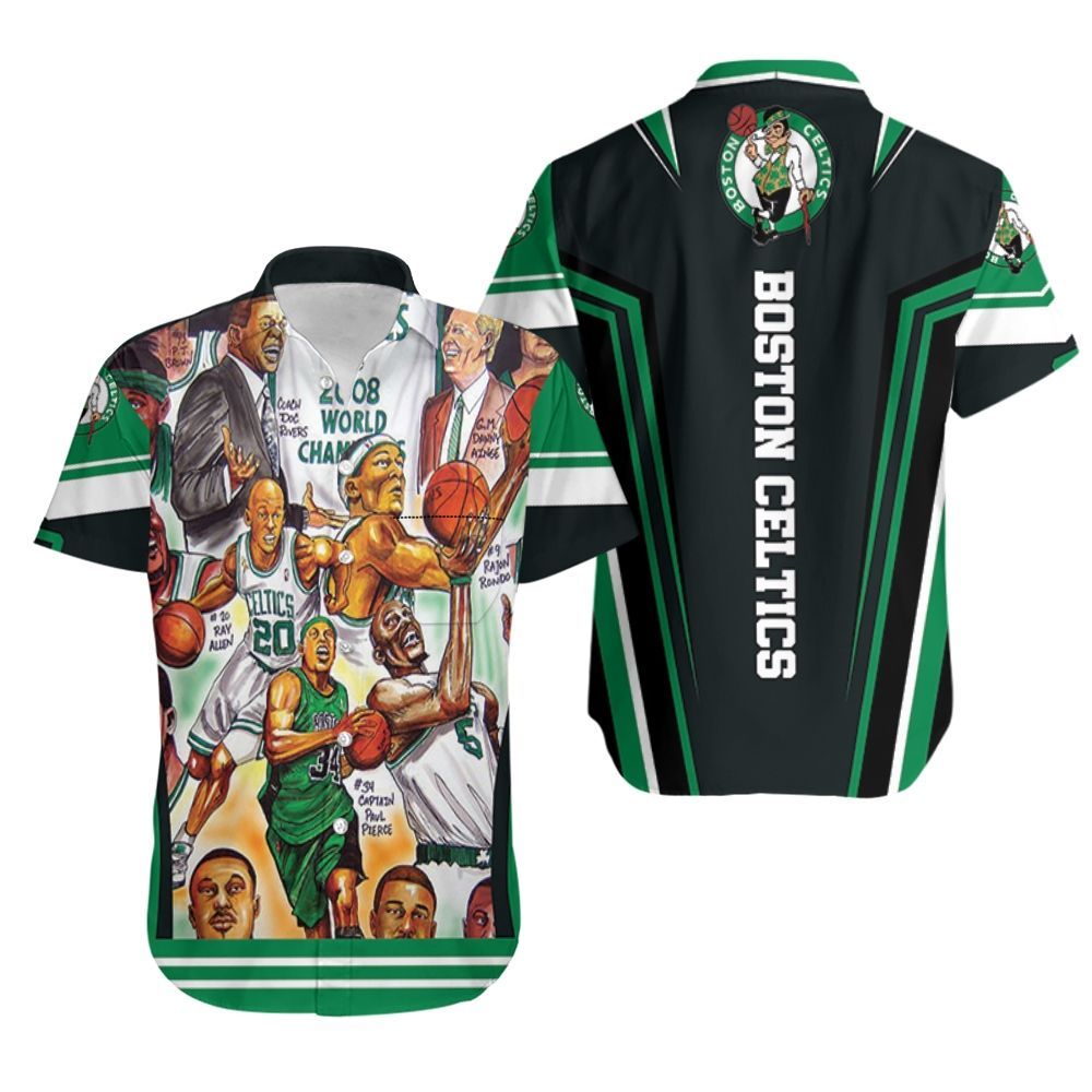Boston Celtics 17th World Champions Hawaiian Shirt Aloha Shirt for Men Women