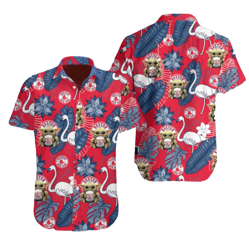 Boston Red Sox Hawaii 3D Shirt Aloha Shirt for Men Women