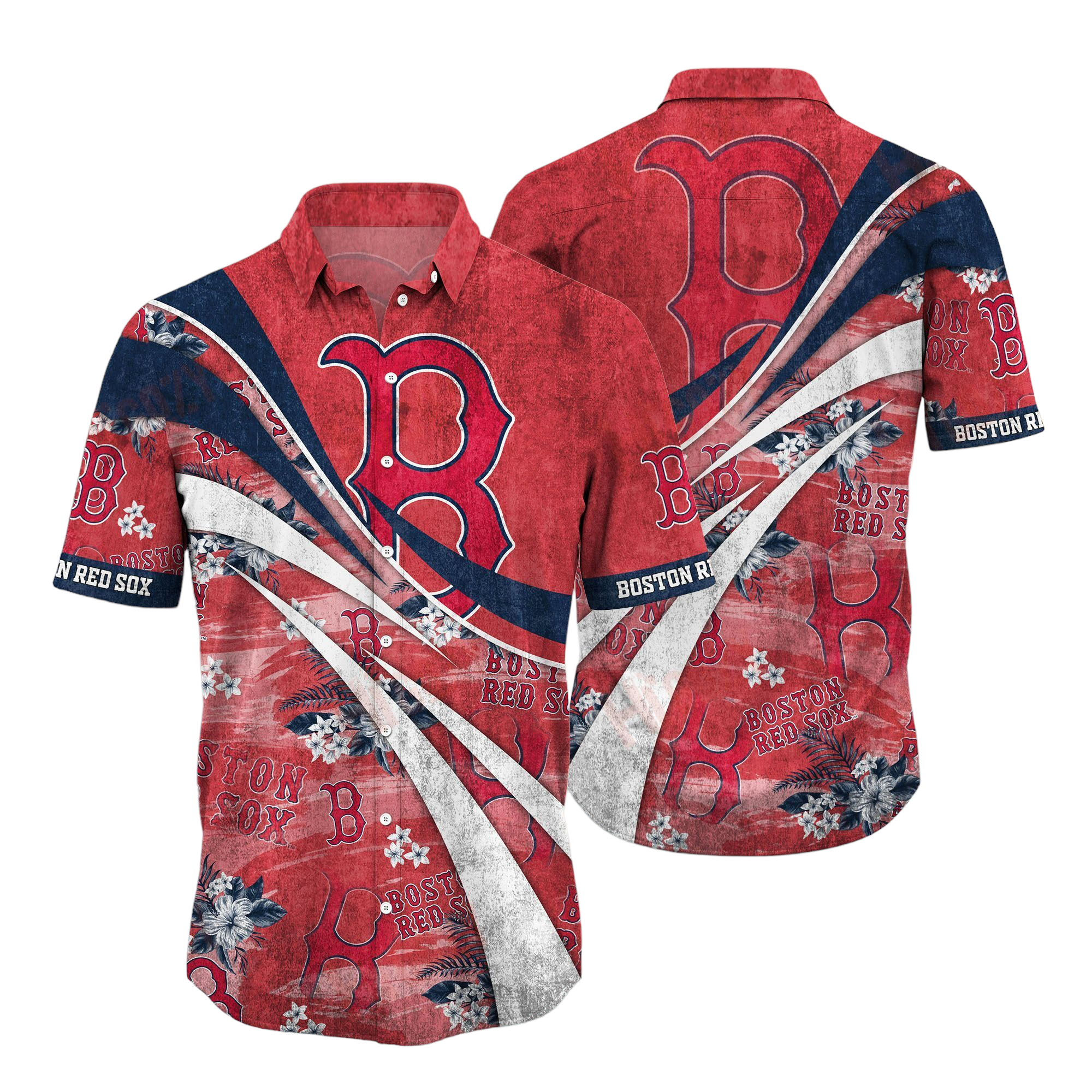 Boston Red Sox Hawaii Style Shirt Aloha Shirt for Men Women