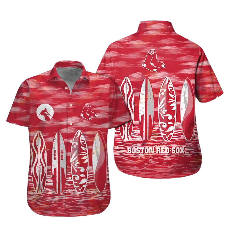 Boston Red Sox Hawaiian Shirt Aloha Shirt for Men Women