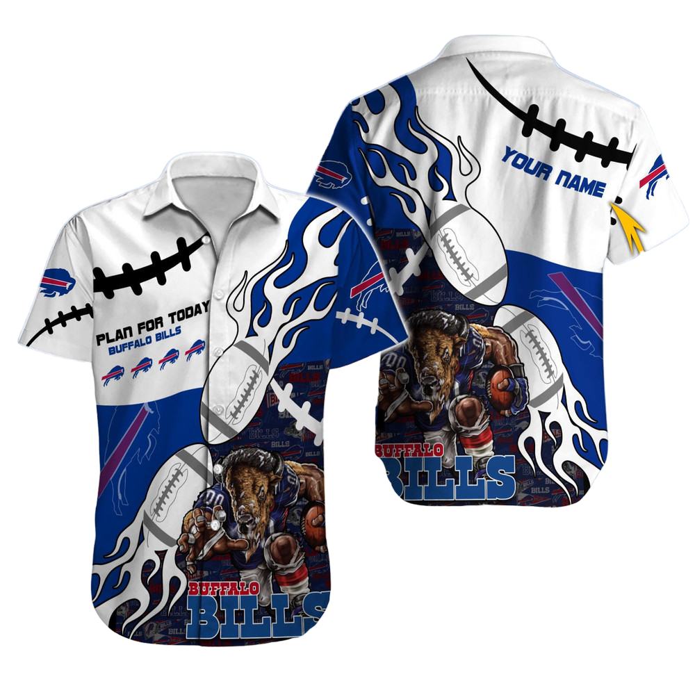 Buffalo Bills Hawaiian Shirt NFL Football Custom Hawaiian Shirt for Men Women Gift For Fans