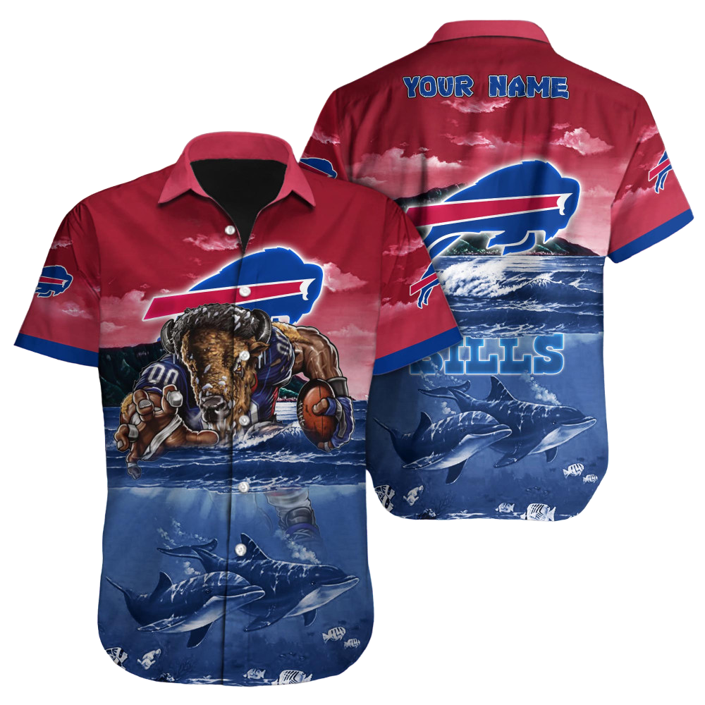 Buffalo Bills Hawaiian Shirt NFL Football Custom Hawaiian Shirt for Men Women Gift For Fans