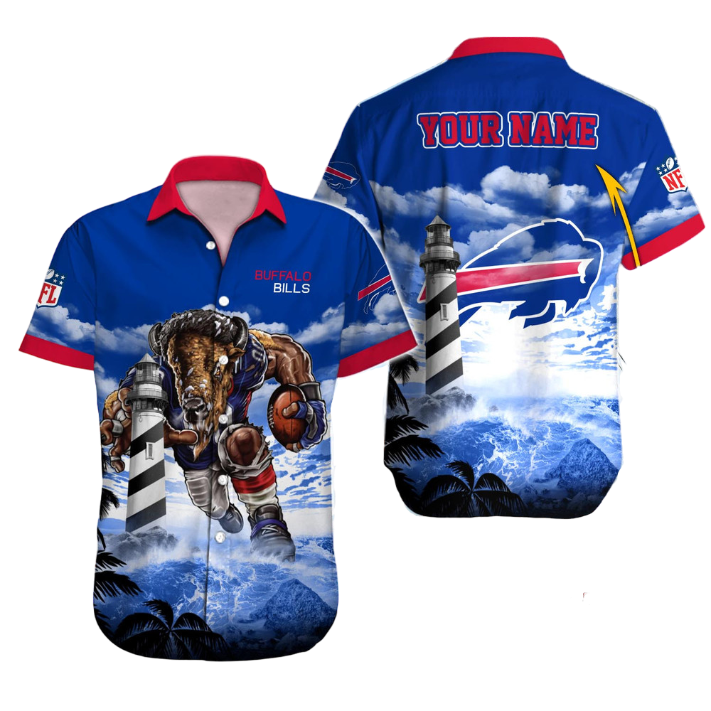 Buffalo Bills Hawaiian Shirt NFL Football Custom Hawaiian Shirt for Men Women Gift For Fans