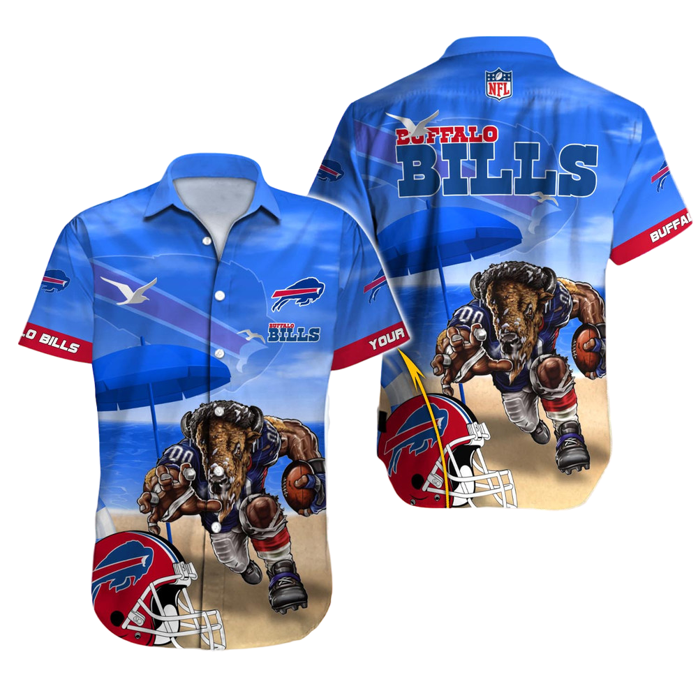 Buffalo Bills Hawaiian Shirt NFL Football Custom Hawaiian Shirt for Men Women Gift For Fans