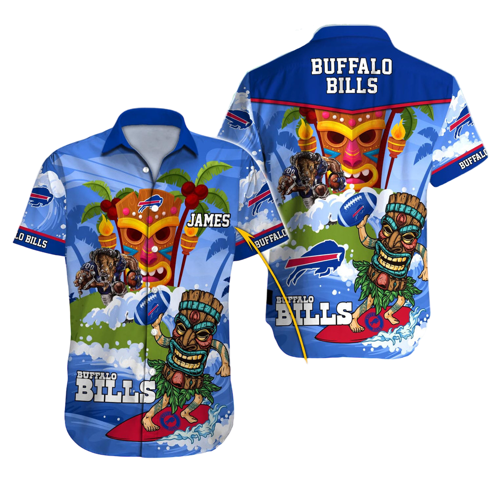 Buffalo Bills Hawaiian Shirt NFL Football Custom Hawaiian Shirt for Men Women Gift For Fans