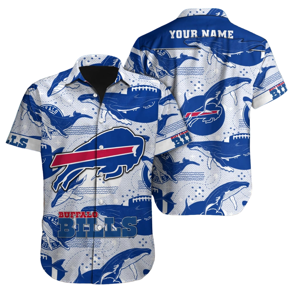 Buffalo Bills Hawaiian Shirt NFL Football Custom Hawaiian Shirt for Men Women Gift For Fans