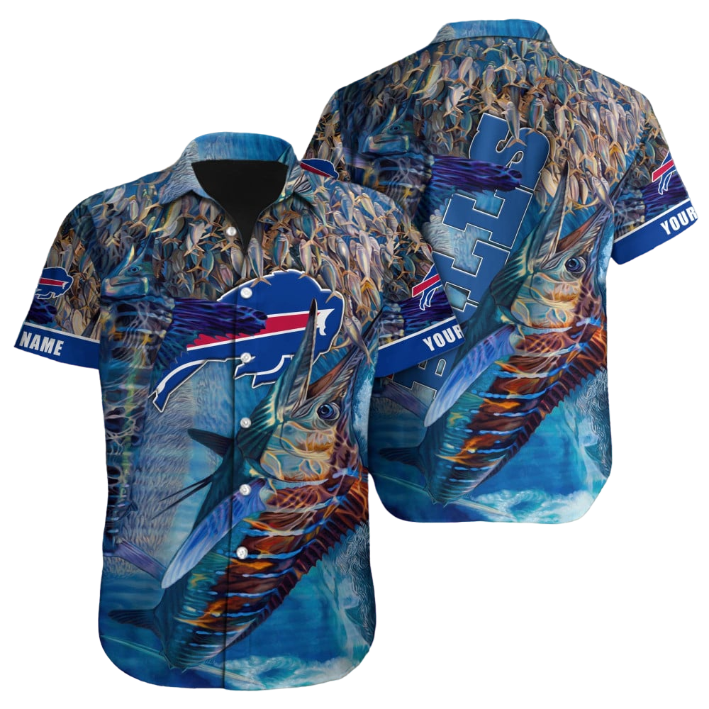 Buffalo Bills Hawaiian Shirt NFL Football Custom Hawaiian Shirt for Men Women Gift For Fans