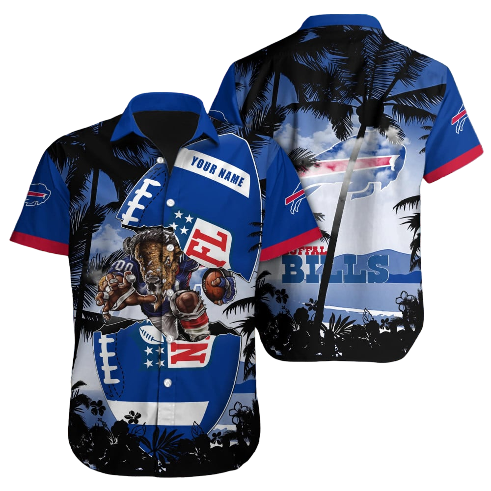 Buffalo Bills Hawaiian Shirt NFL Football Custom Hawaiian Shirt for Men Women Gift For Fans