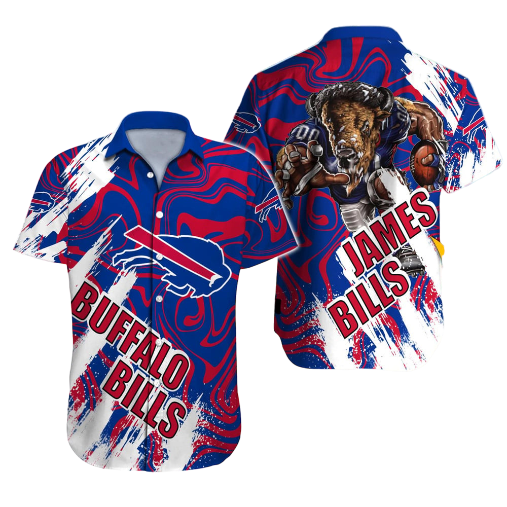 Buffalo Bills Hawaiian Shirt NFL Football Custom Hawaiian Shirt for Men Women Gift For Fans