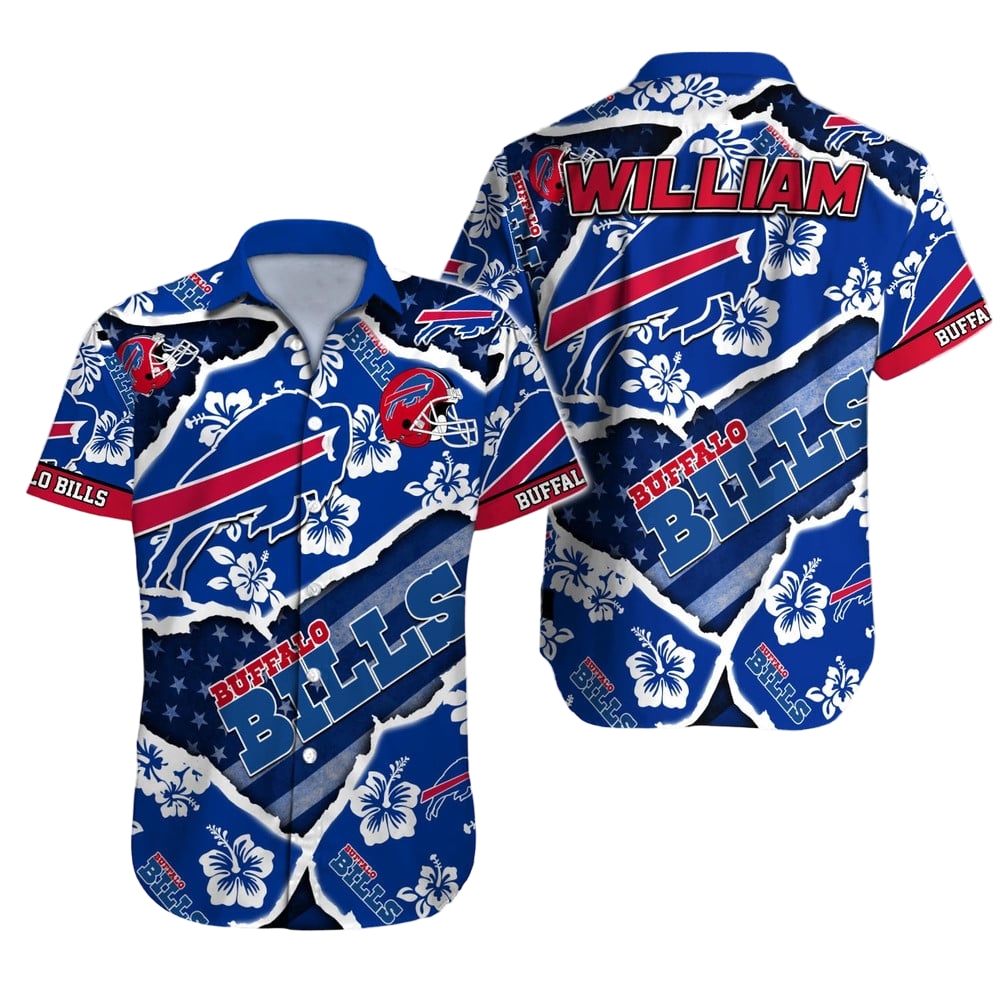 Buffalo Bills Hawaiian Shirt NFL Football Custom Hawaiian Shirt for Men Women Gift For Fans