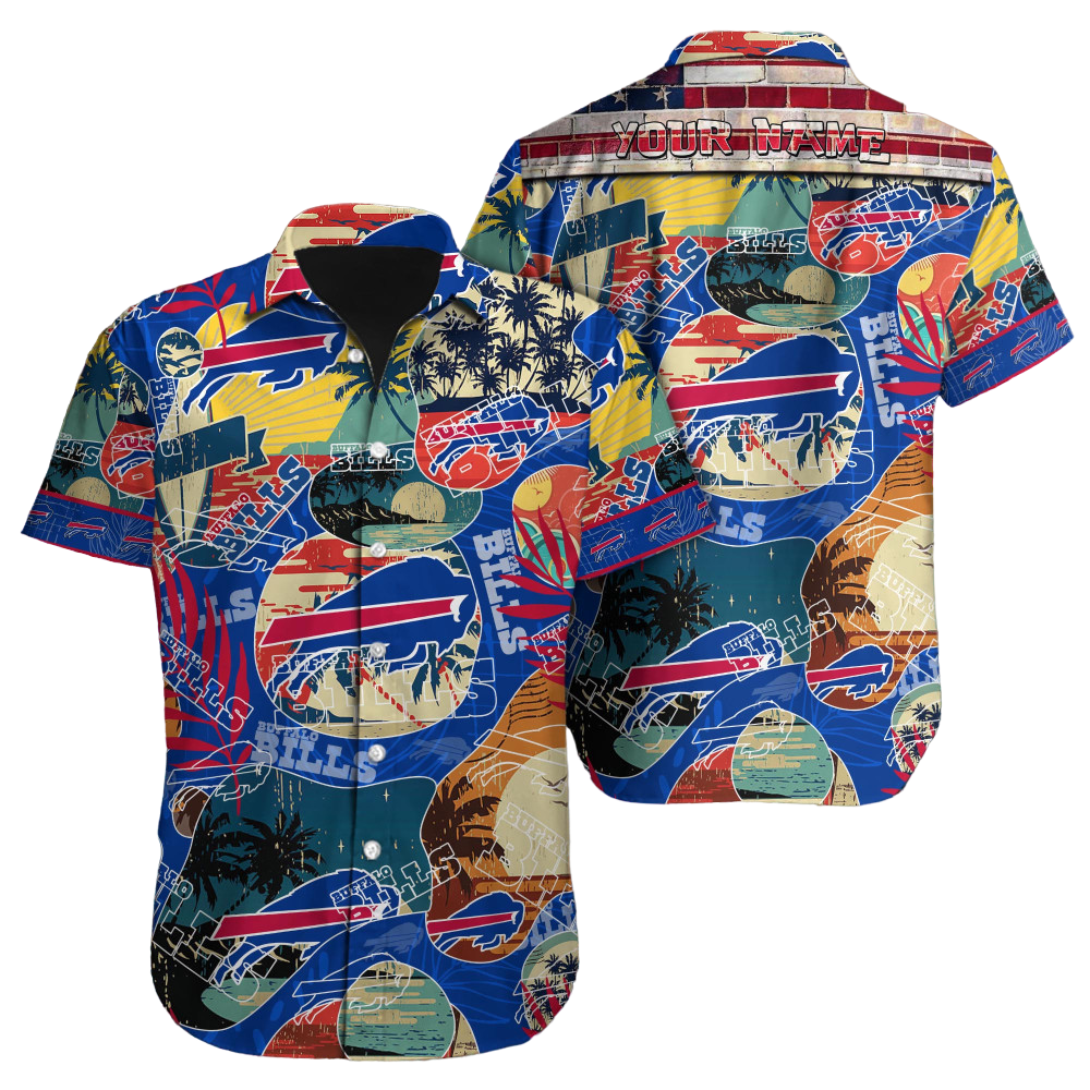 Buffalo Bills NFL NFL Football Custom Hawaiian Shirt for Men Women Gift For Fans