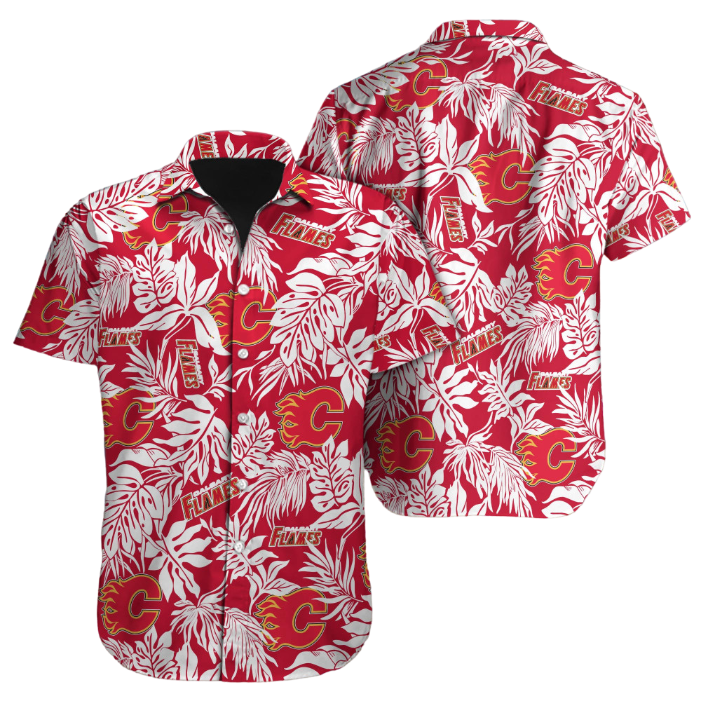 Calgary Flames Hawaiian shirt NHL Shirt for Men Women Gift for Fans