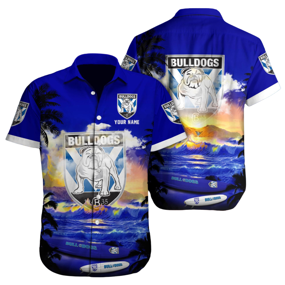 Canterbury Bankstown Bulldogs NRL Custom Hawaii Shirt  for Men Women Gift for Fans