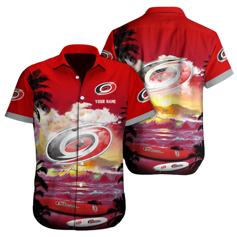 Carolina Hurricanes NHL Custom Hawaii Shirt  for Men Women Gift for Fans