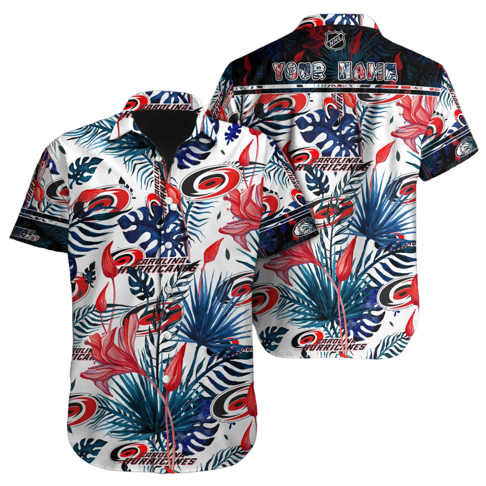 Carolina Hurricanes NHL Hawaiian Shirt Custom Hawaii Shirt for Men Women Gift for Fans