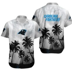 Carolina Panthers Coconut Trees NFL Gift For Fan Hawaiian Shirt Aloha Shirt for Men Women