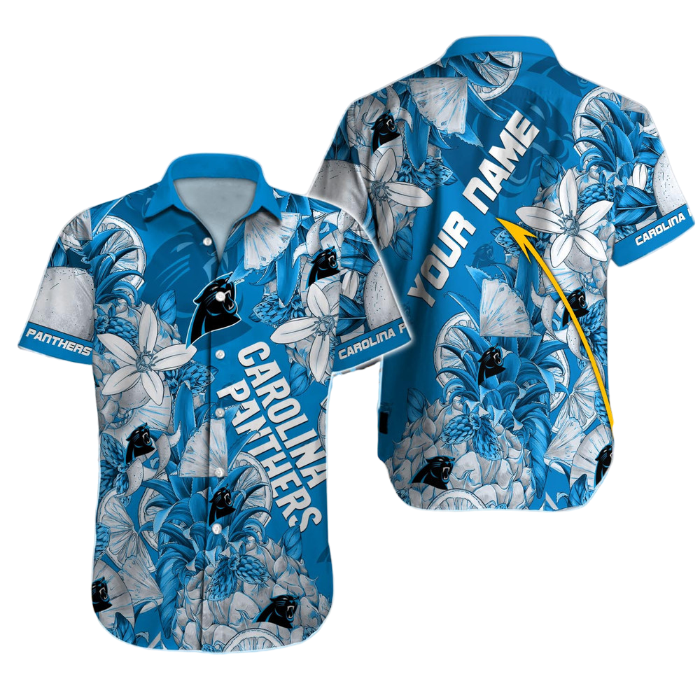 Carolina Panthers Hawaiian Shirt NFL Football Custom Hawaiian Shirt for Men Women Gift For Fans