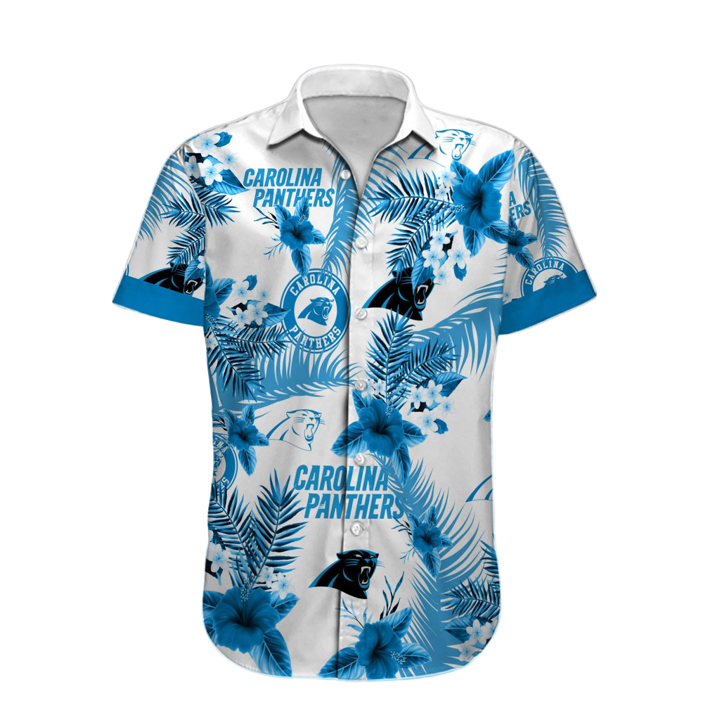 Carolina Panthers Hawaiian Shirt NFL Football Custom Hawaiian Shirt for Men Women Gift For Fans