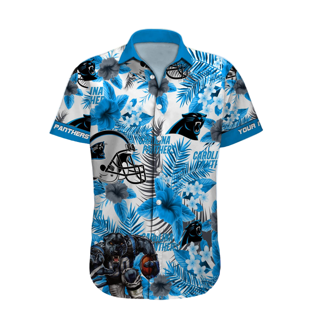 Carolina Panthers Hawaiian Shirt NFL Football Custom Hawaiian Shirt for Men Women Gift For Fans