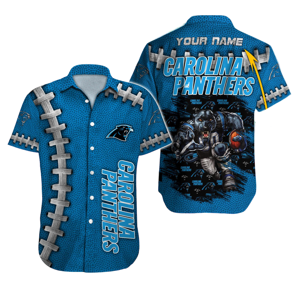 Carolina Panthers Hawaiian Shirt NFL Football Custom Hawaiian Shirt for Men Women Gift For Fans