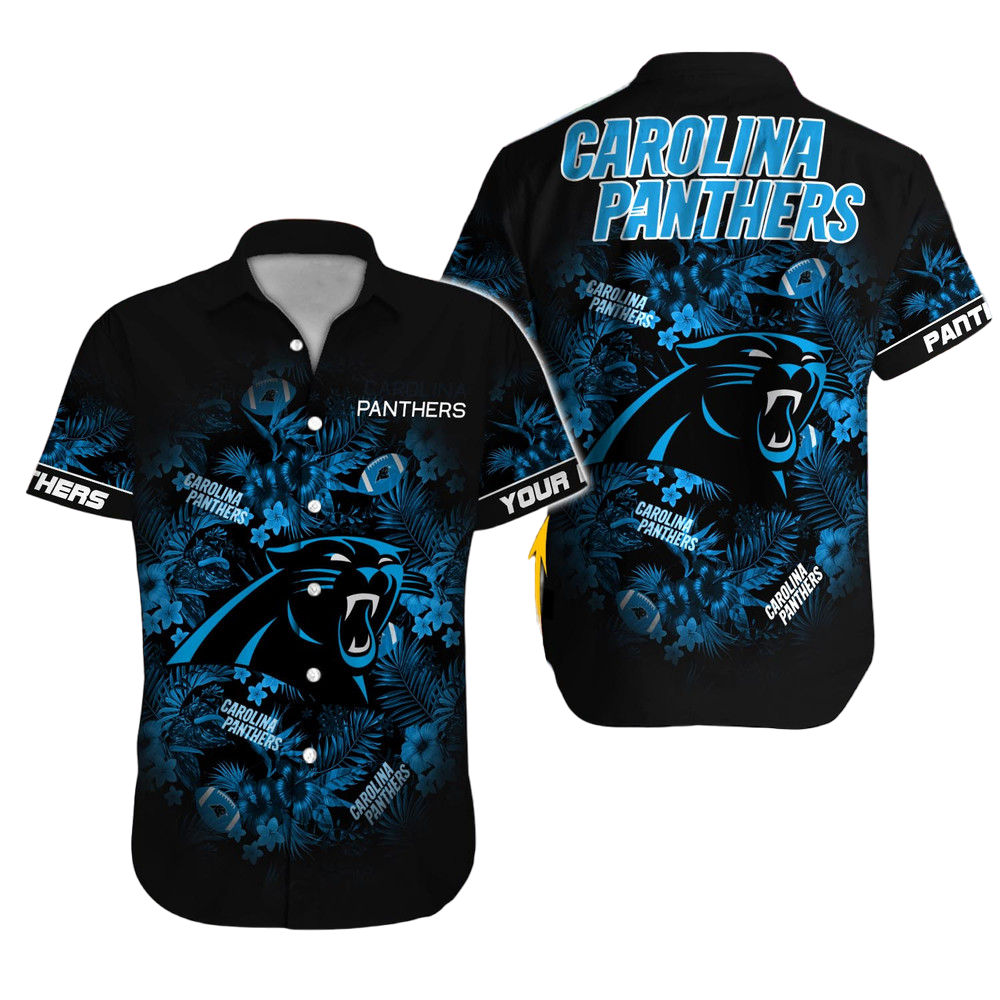 Carolina Panthers Hawaiian Shirt NFL Football Custom Hawaiian Shirt for Men Women Gift For Fans