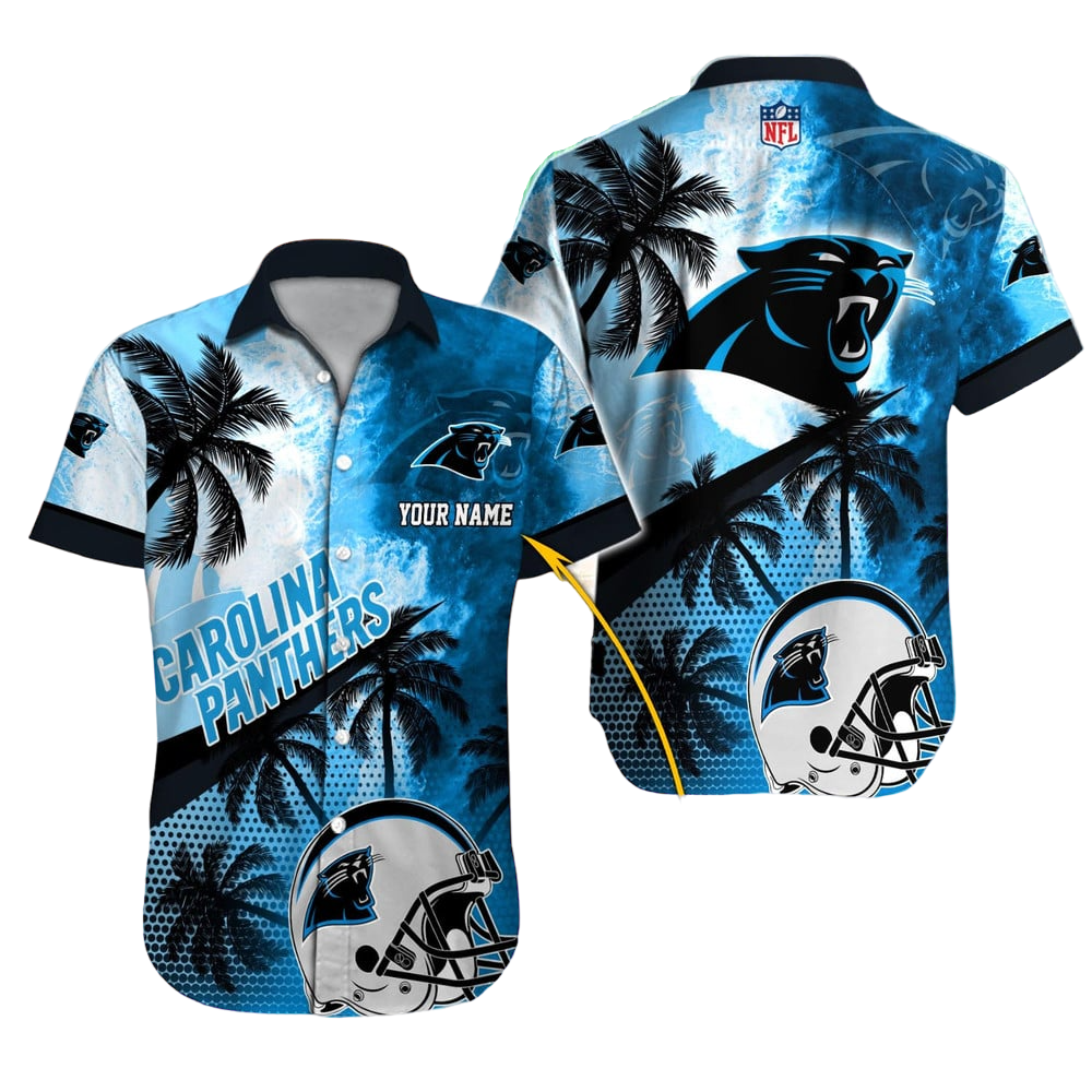 Carolina Panthers Hawaiian Shirt NFL Football Custom Hawaiian Shirt for Men Women Gift For Fans