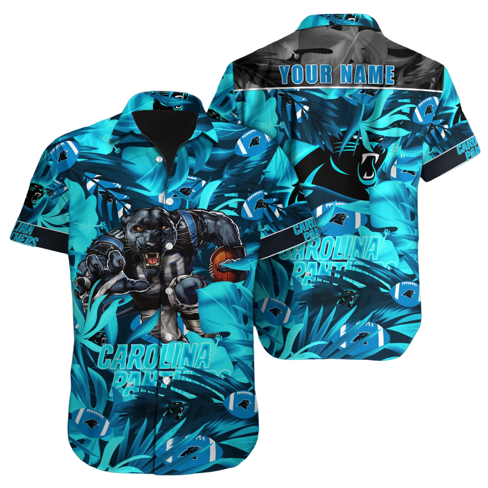 Carolina Panthers Hawaiian Shirt NFL Football Custom Hawaiian Shirt for Men Women Gift For Fans