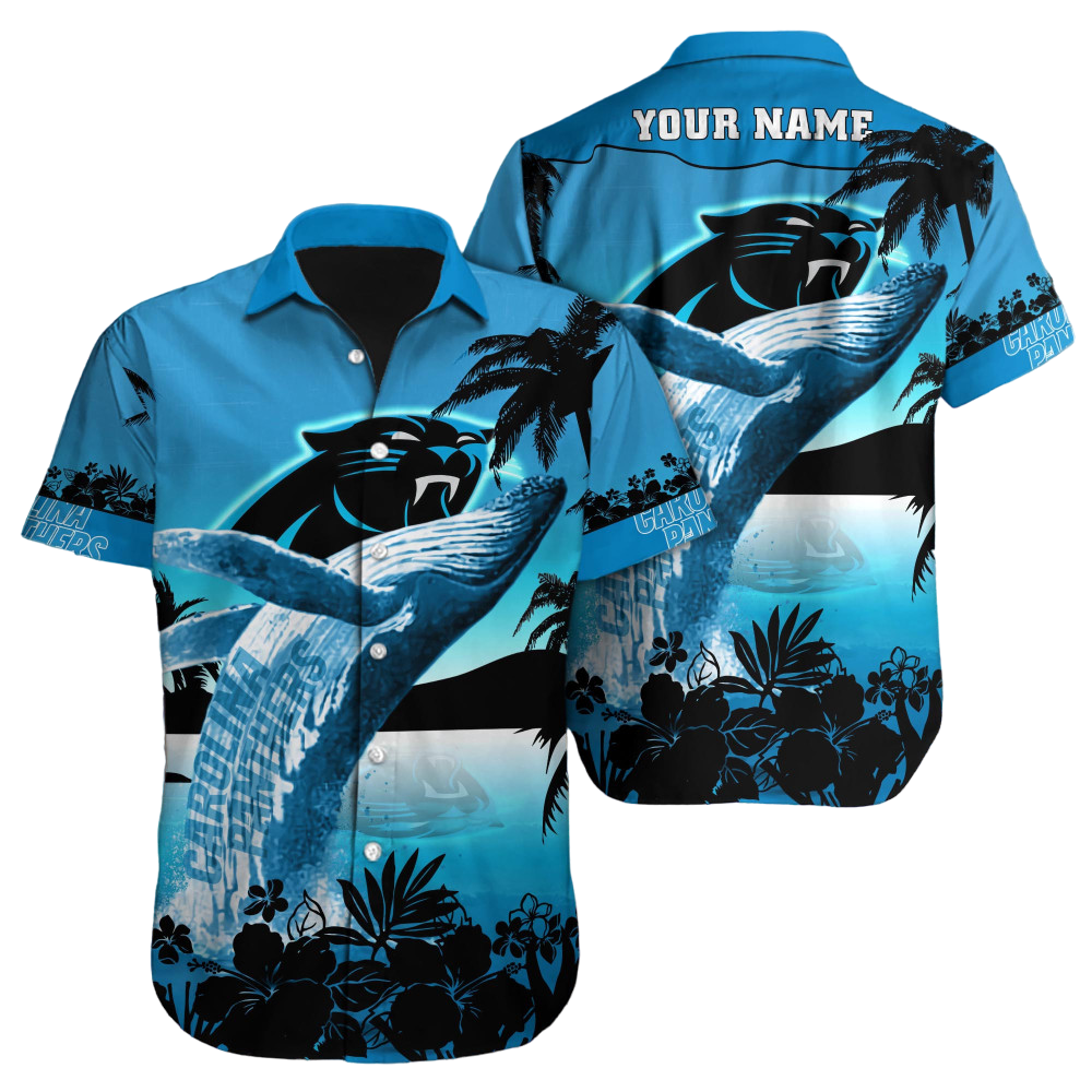 Carolina Panthers Hawaiian Shirt NFL Football Custom Hawaiian Shirt for Men Women Gift For Fans