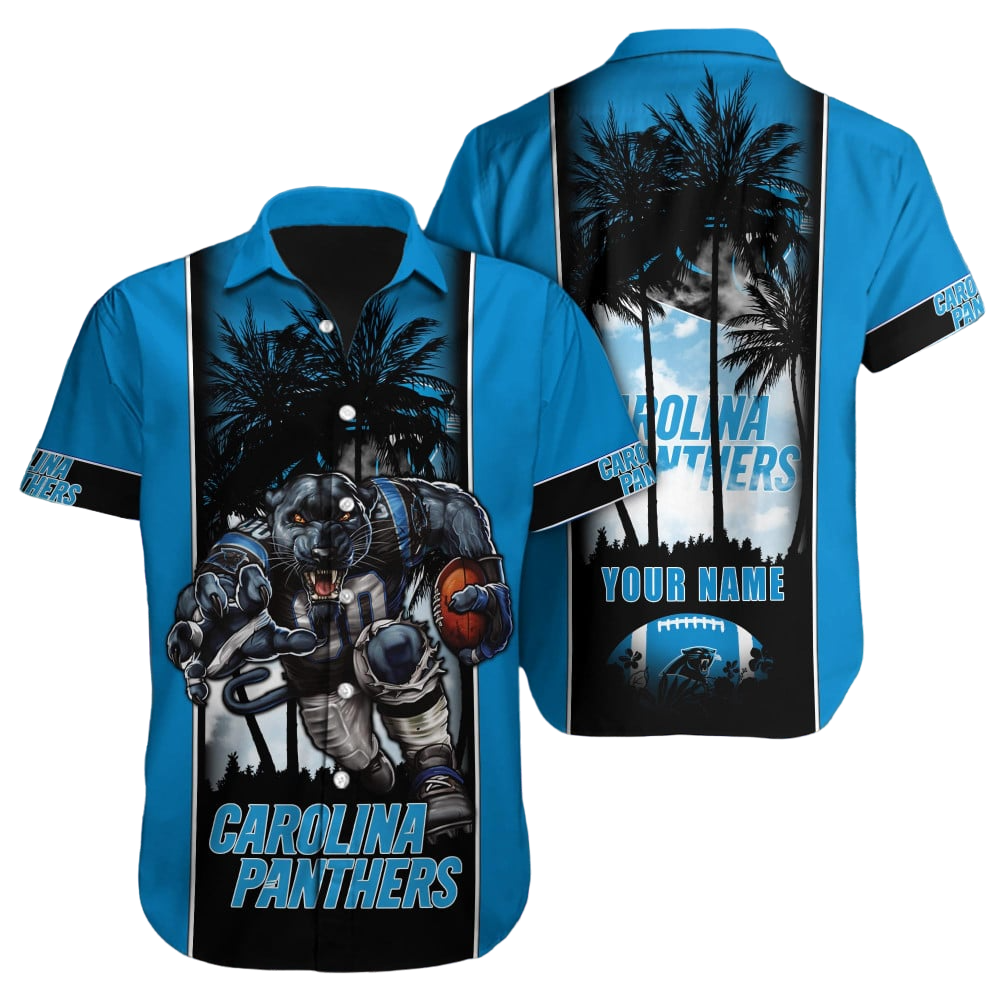 Carolina Panthers Hawaiian Shirt NFL Football Custom Hawaiian Shirt for Men Women Gift For Fans