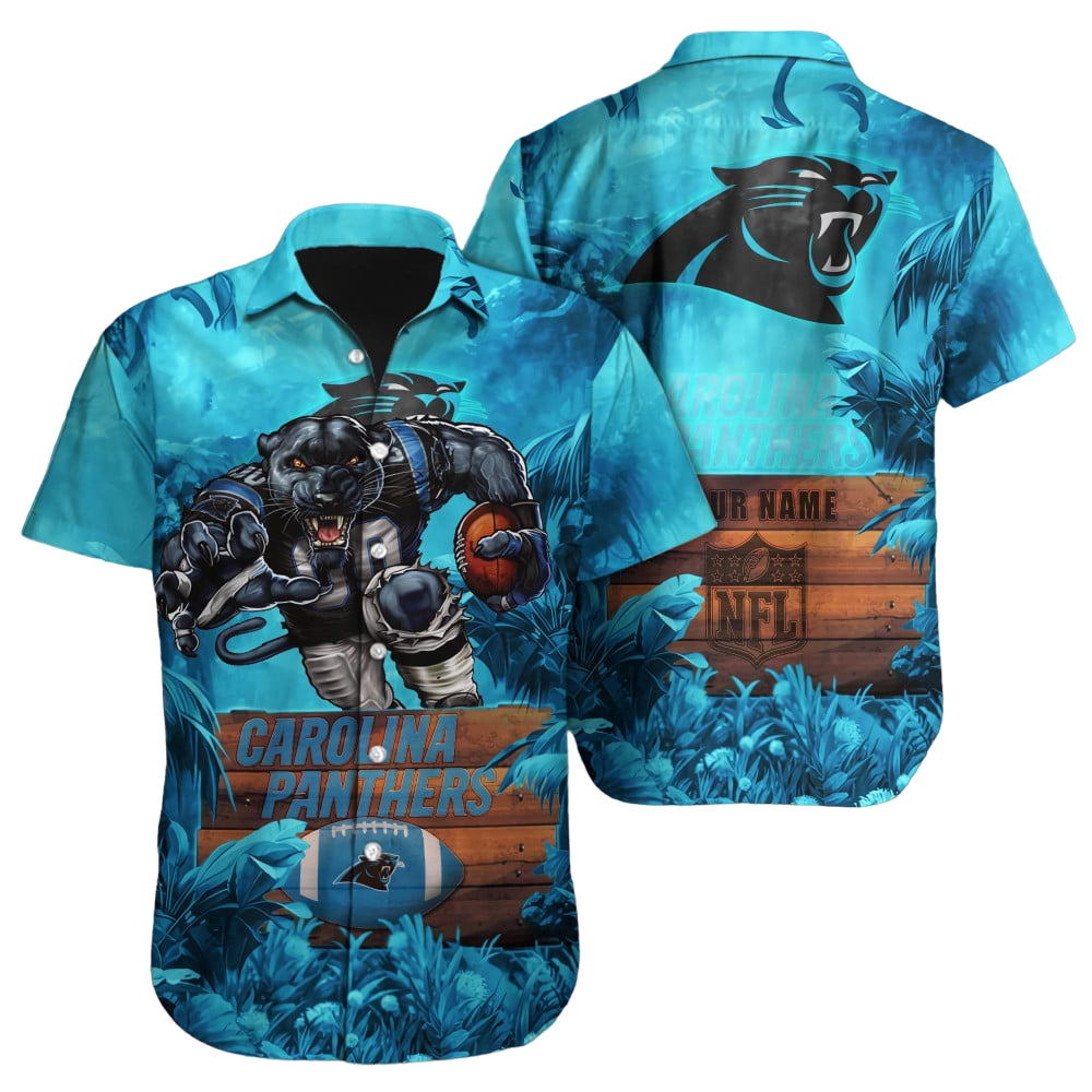 Carolina Panthers Hawaiian Shirt NFL Football Custom Hawaiian Shirt for Men Women Gift For Fans