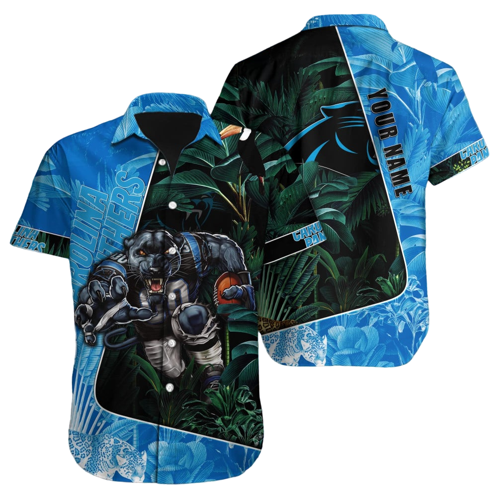 Carolina Panthers Hawaiian Shirt NFL Football Custom Hawaiian Shirt for Men Women Gift For Fans